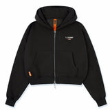 Love Park Zip Through Hoodie (Black)
