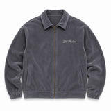 LP Studios Velour Harrington Jacket (Charcoal)