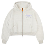 Philly Zip Through Hoodie (Grey Marl)